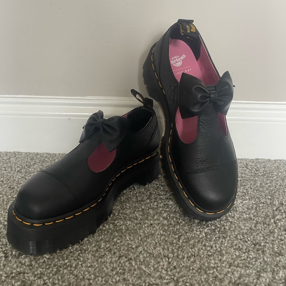 Lazy Oaf x Doc Dr. Martens | Bethan Bow Happy Sad Mary Jane Shoes